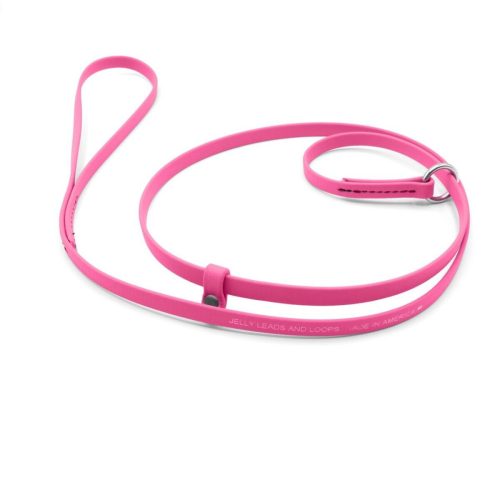 Jelly Pet Grooming Lead 5/8’’ x 6"  hot pink