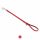 Jelly Pet Grooming Loop 3/8" x 24" red