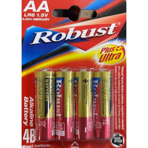 Robust AA alkáli ceruzaelem 1,5 V Ultra Plus - 4 db