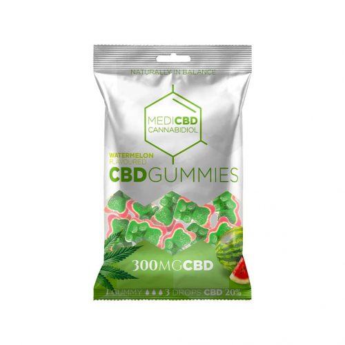 MediCBD Watermelon Flavoured CBD Gummies (300mg)