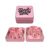 Best Buds® Square Aluminium Grinder - Flamingo