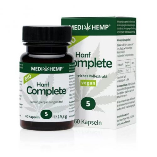 Medihemp Hanf Complete CBD kapszula 5% 60 db