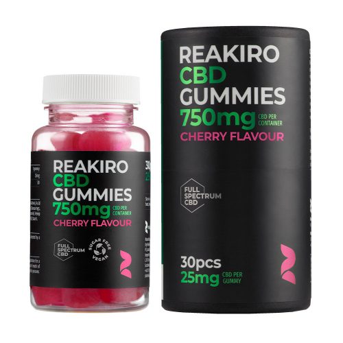 Reakiro Vegán CBD Gumicukor 25 mg 30 db | 750 mg