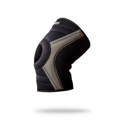 Neoprén térdbandázs - GymBeam / 36244-1-black - grey-uni / in_stock