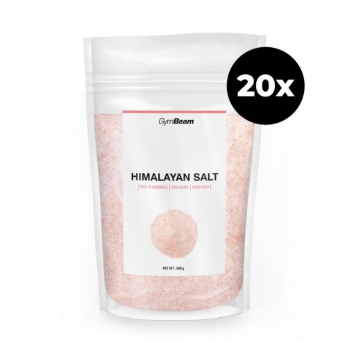 Himalájai rózsaszín só 500g - finom - GymBeam / 48913-3-20x500g / out of stock