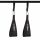 AB Straps hasizom-erősítő heveder - GymBeam / 48952-1-black / in_stock