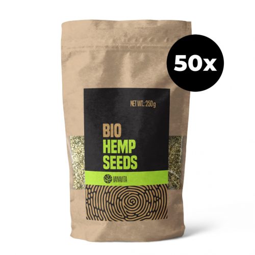 BIO kendermag - hántolt - VanaVita / 53647-2-50x250g / out of stock