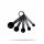 Spoons adagolókanál szett - GymBeam / 58702-1-black / in_stock