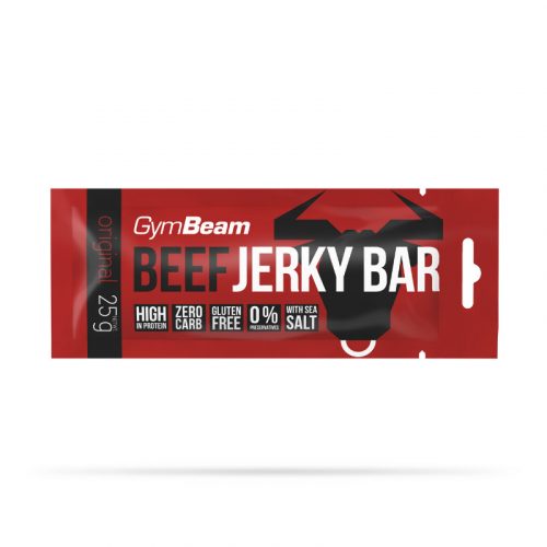 Beef Jerky szárított marhahús szelet - GymBeam / 60658-3-25x25g-original / out of stock