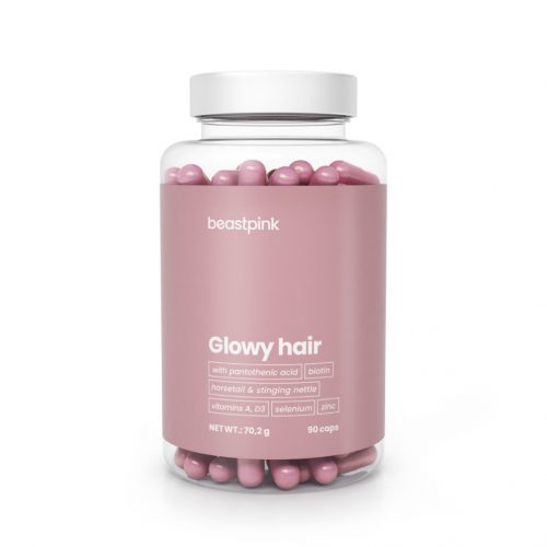 Glowy Hair - BeastPink / 62836-1-90caps / out of stock