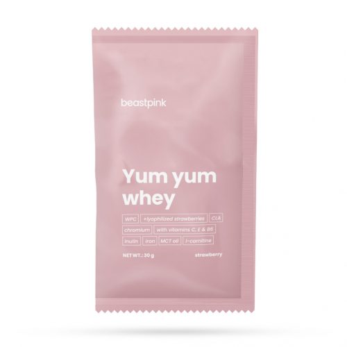 Yum Yum Whey minta - BeastPink / 62848-3-30g-strawberrysplash / in_stock