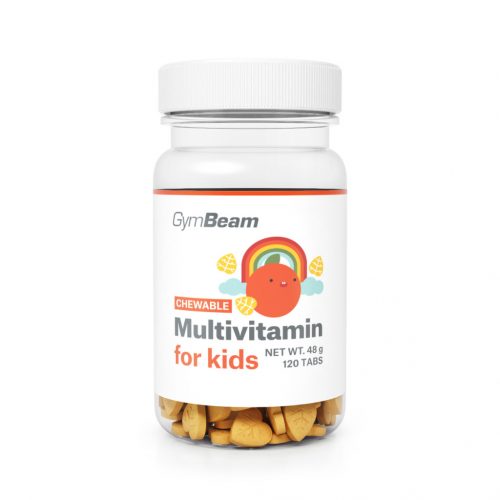 Multivitamin rágótabletta gyerekeknek - GymBeam / 63748-1-120tab-orange / in_stock