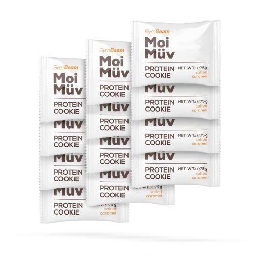 MoiMüv Protein Cookie - GymBeam / 48406-6-saltedcaramel-12x75g / in_stock