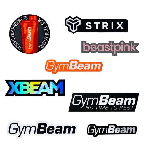 Sticker 8Pack matricacsomag - GymBeam / 69601-1-single_variant / in_stock