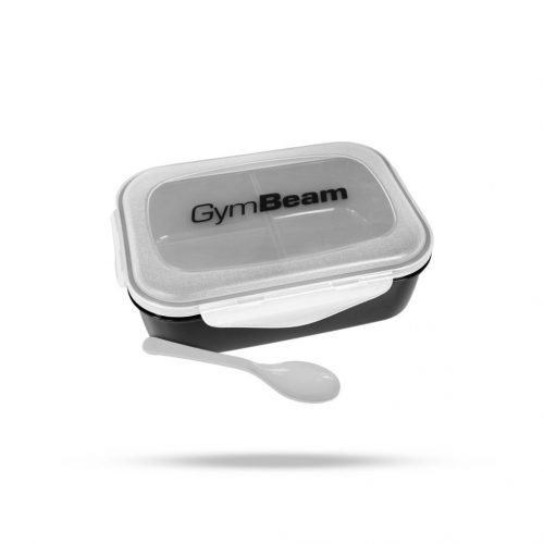 Fit Prep Black ételhordó doboz - GymBeam / 74323-1-single_variant / in_stock