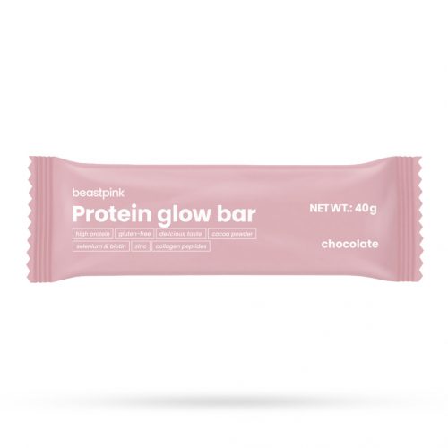 GlowBar fehérjeszelet - BeastPink / 79585-1-40g-chocolate / out of stock