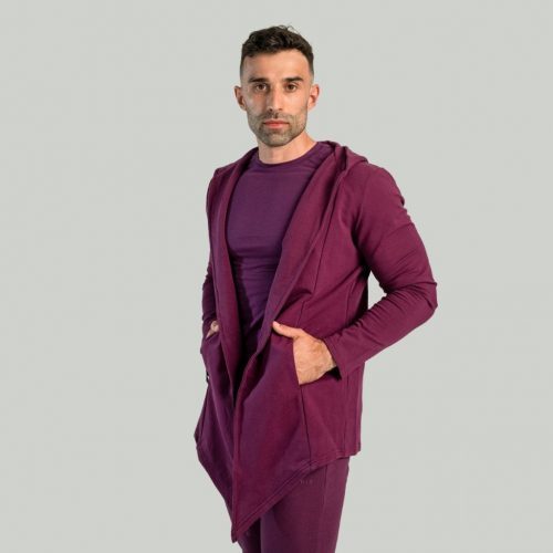 Kapucnis kardigán Plum - STRIX / 67909-3-L / in_stock