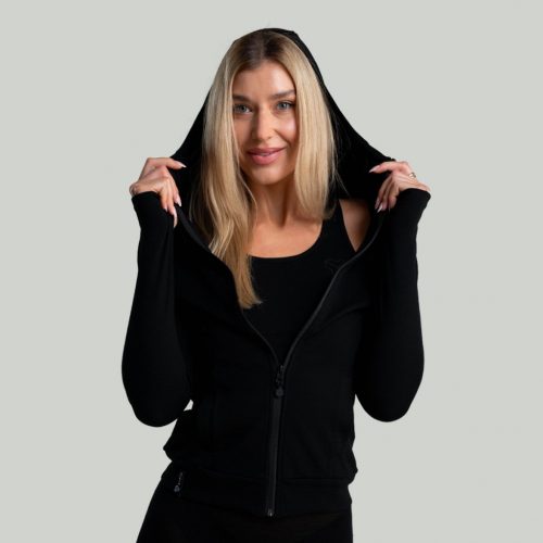 MERINO I Zip Hoodie női pulóver Black - STRIX / 80833-1-XS / in_stock