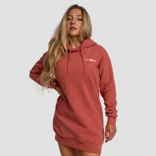 Limitless Longline női kapucnis pulóver Cinnamon - GymBeam / 78550-1-XS / in_stock