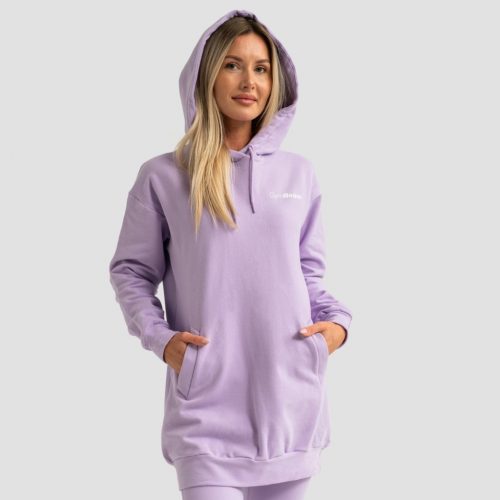 Limitless Longline női kapucnis pulóver Lavender - GymBeam / 76660-5-XXL / in_stock