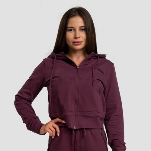 TRN női kapucnis pulóver Eggplant - GymBeam / 79660-1-XS / in_stock