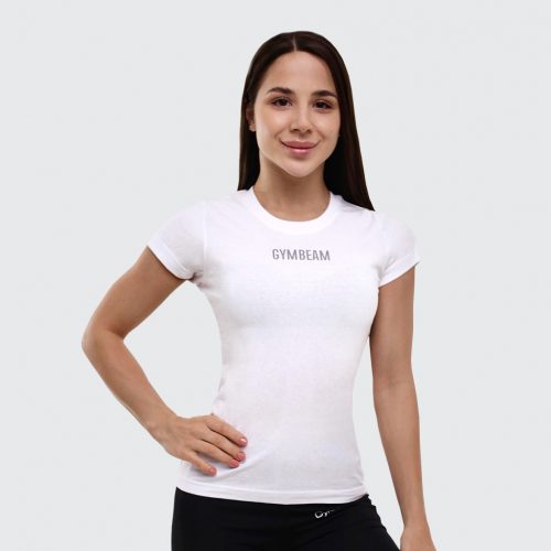 FIT White női póló - GymBeam / 55453-5-XL / in_stock