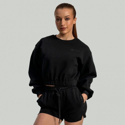 Lunar női cropped pulóver Black - STRIX / 84598-6-XXL / out of stock