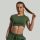 Essential női crop top Cedar Green - STRIX / 84634-1-XS / in_stock