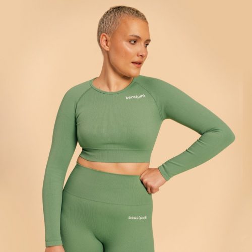 Hyper Crop Top Olivine - BeastPink / 82984-4-L / in_stock