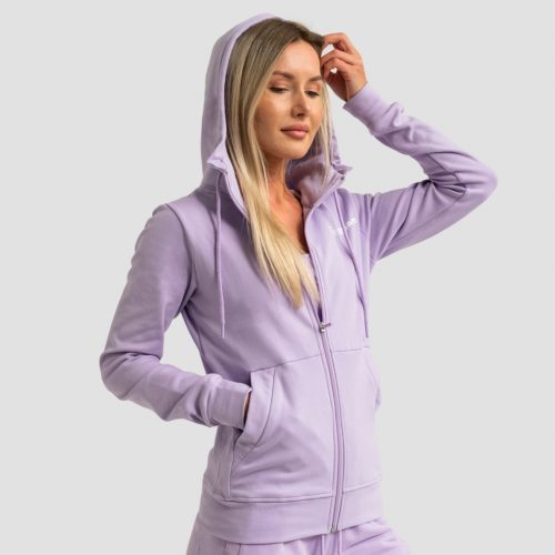 Limitless női cipzáras pulóver Lavender - GymBeam / 76543-6-XXL / in_stock