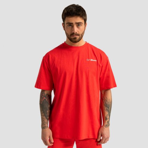 Limitless Oversized póló Hot Red - GymBeam / 76201-2-M / in_stock