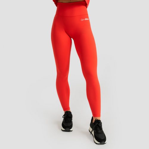 Limitless magas derekú női leggings Hot Red - GymBeam / 76363-4-L / in_stock