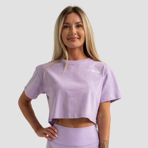 Limitless női Cropped póló Lavender - GymBeam / 77008-5-XL / out of stock