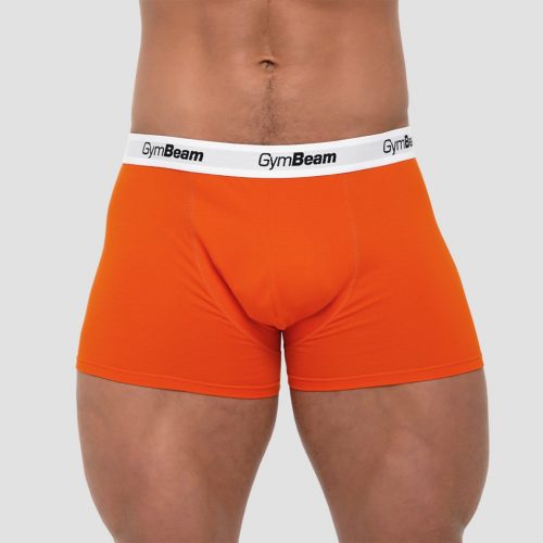 Essentials 3Pack Orange boxeralsó - GymBeam / 79537-1-S / in_stock