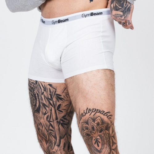 Essentials 3Pack boxeralsó White - GymBeam / 62515-1-S / in_stock