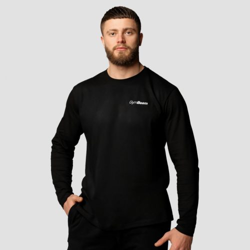 Basic hosszú ujjú férfi póló Black - GymBeam / 85741-3-L / in_stock