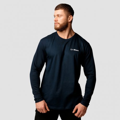 Basic hosszú ujjú férfi póló Navy - GymBeam / 85783-1-S / in_stock