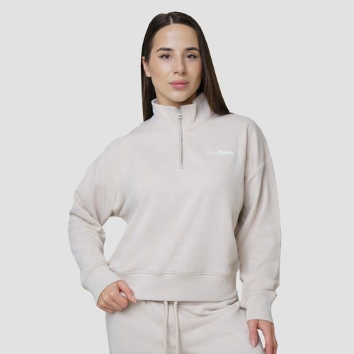 Agile 1/2 Zip női pulóver Desert - GymBeam / 88867-6-XXL / in_stock