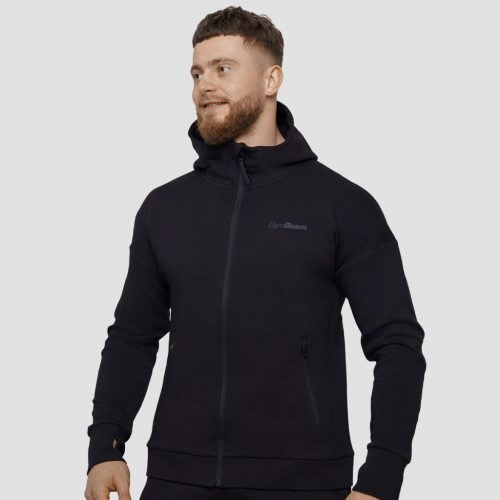 Agile cipzáras kapucnis pulóver Onyx - GymBeam / 90055-6-XXXL / out of stock