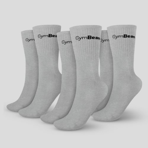 3/4 Socks 3Pack zokni Grey - GymBeam / 58672-4-S / out of stock