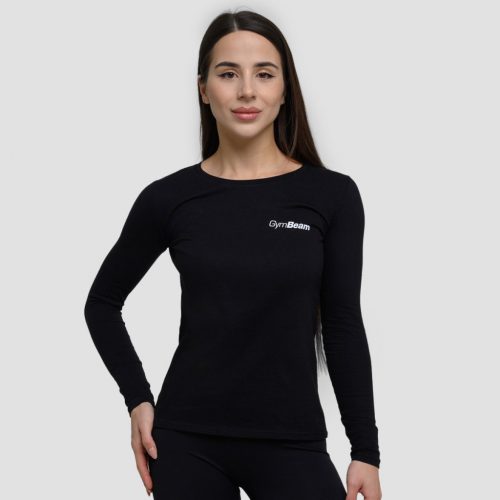 Basic női hosszú ujjú póló Black - GymBeam / 87205-2-S / out of stock