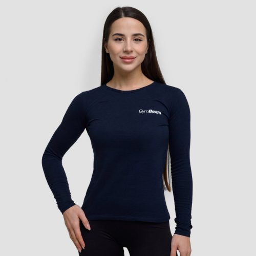 Basic női hosszú ujjú póló Navy - GymBeam / 87247-1-XS / in_stock