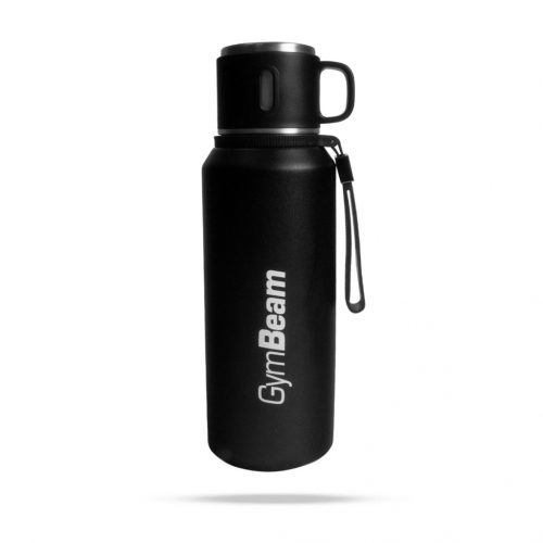 Vákuumos acél flakon Black 1000 ml - GymBeam / 90280-1-single_variant / in_stock