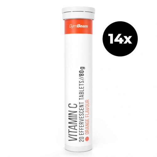 C-vitamin 1000 mg pezsgőtabletta - GymBeam / 29943-3-orange-14x20tab / in_stock