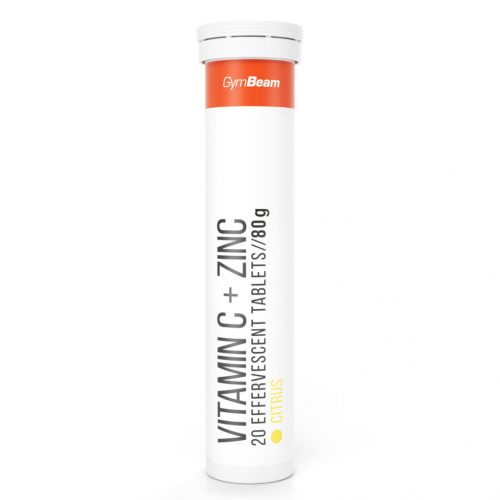 C-vitamin + cink pezsgőtabletta - GymBeam / 93589-1-citrus-20tab / out of stock