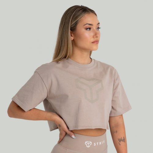 Női CropTop Taupe - STRIX / 93922-1-XS / out of stock