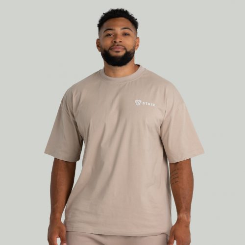 Oversized póló Taupe - STRIX / 94780-1-S / in_stock