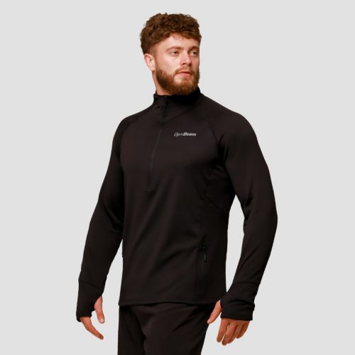 Pulse 1/2 Zip futófelső Black - GymBeam / 97978-1-S / in_stock