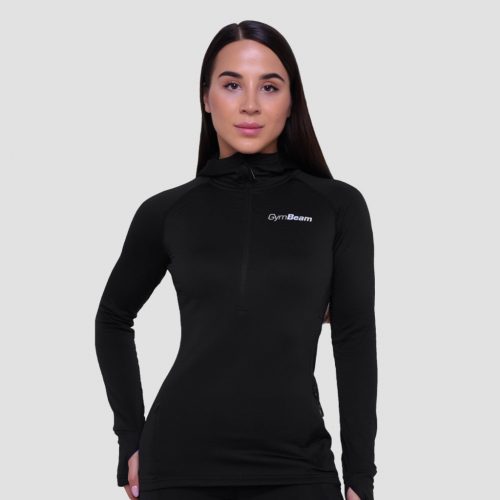 Pulse 1/2 Zip női futófelső Black - GymBeam / 98185-2-S / in_stock