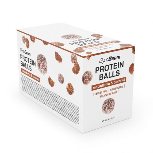 Protein Balls - GymBeam / 97702-4-10x45g-macadamia&coconut / in_stock